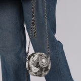 Chanel 2018 Camellia Round Clutch on Chain
