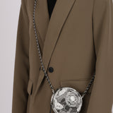 Chanel 2018 Camellia Round Clutch on Chain