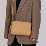 Chanel 1995 Beige Caviar Camera Bag 24K GP