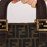 Fendi Zucca Large Twin Tote GHW