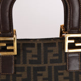 Fendi Zucca Large Twin Tote GHW