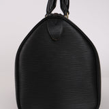 Louis Vuitton 2000 Black Epi Speedy 30
