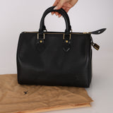 Louis Vuitton 2000 Black Epi Speedy 30