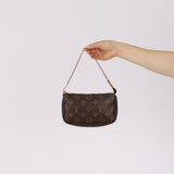 Louis Vuitton Monogram Chain Mini Pochette Bag