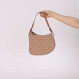 Fendi Sand Zucchino Small Oyster Bag