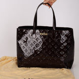 Louis Vuitton Amarante Vernis Wilshire MM Tote