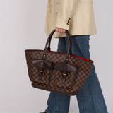 Louis Vuitton Damier Ebene Manosque GM with Pochette