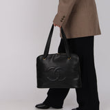 Chanel 1994 Caviar Timeless Flat Tote 24K GP
