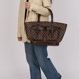 Louis Vuitton Damier Ebene Manosque GM with Pochette