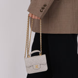 Chanel 2022 Top Handle Coin Purse on Chain