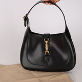 Gucci Black Box Calf Jackie 1961 Small Hobo