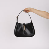 Gucci Black Box Calf Jackie 1961 Small Hobo