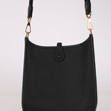 Hermès 2021 Noir Taurillon Clemence Evelyne 16 GHW