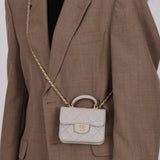 Chanel 2022 Top Handle Coin Purse on Chain