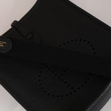 Hermès 2021 Noir Taurillon Clemence Evelyne 16 GHW