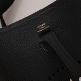 Hermès 2021 Noir Taurillon Clemence Evelyne 16 GHW