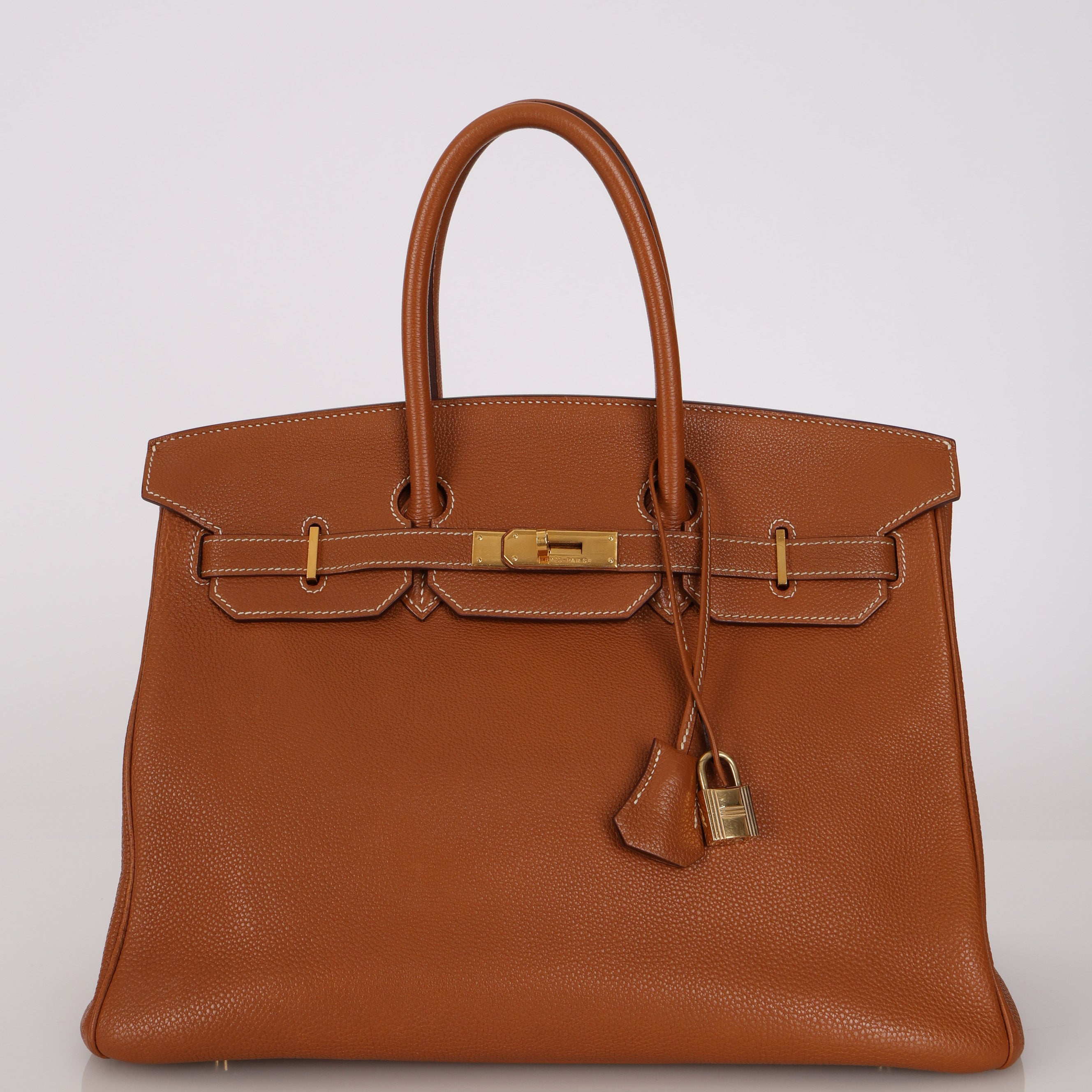 Hermès 2003 Gold Togo Birkin 35 Retourne GHW