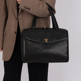Chanel 1998 Coco Mark Business Bag 24K GP