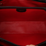 Gucci Black Box Calf Square G Top Handle Bag