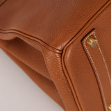 Hermès 2003 Gold Togo Birkin 35 Retourne GHW