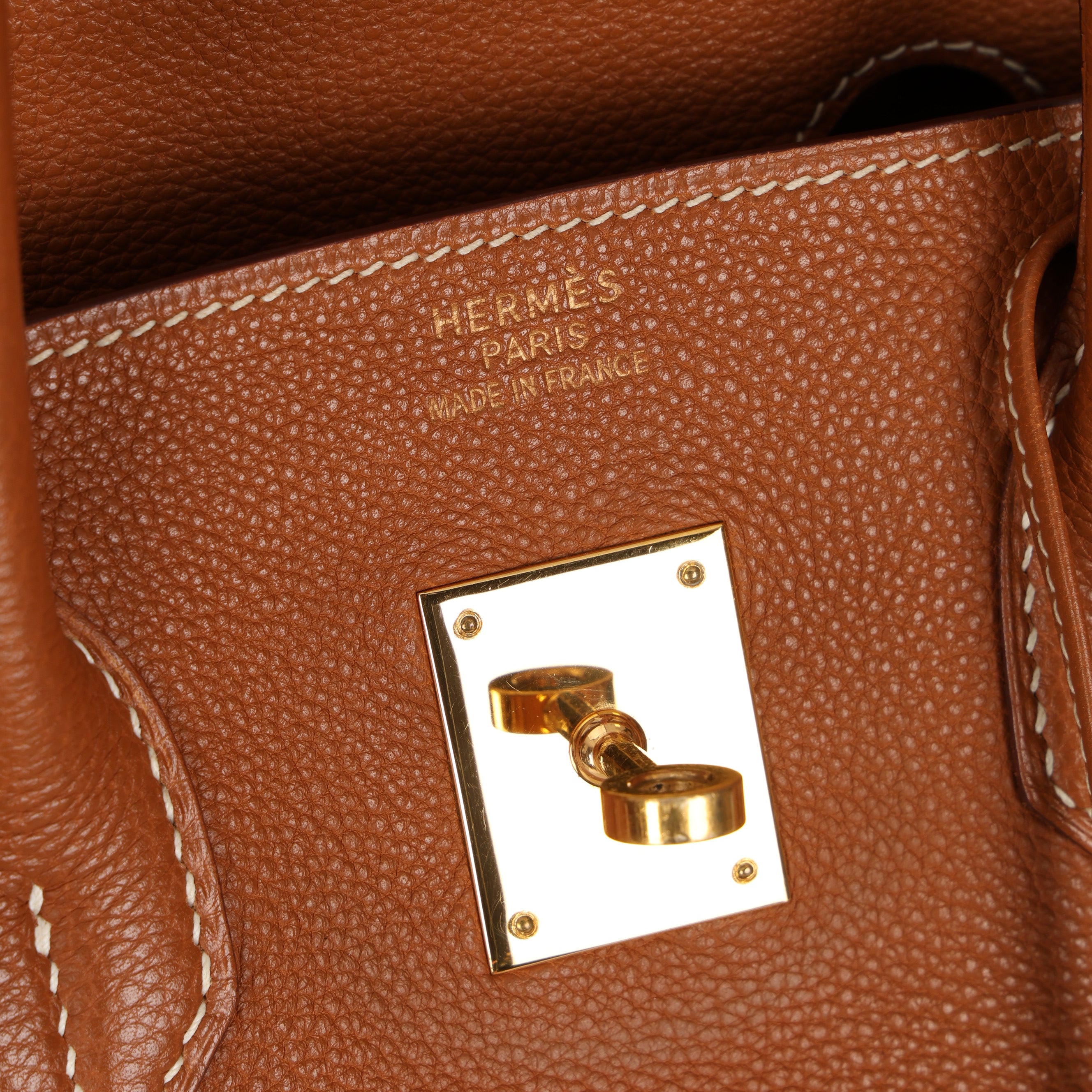 Hermès 2003 Gold Togo Birkin 35 Retourne GHW