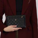 Chanel 2019 Black Caviar Triple O-Case