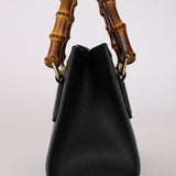 Gucci Leather Bamboo Top Handle Diana Bag