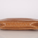 Miu Miu Camera Bag Shiny Cognac Croc Embossed