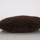 Runway Gucci 1997 Chocolate GG Suede Medium Hobo