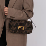 Rare Fendi Zucca Baguette GHW