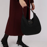 Fendi Black Zucchino Loaf Shoulder Bag