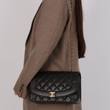 Chanel 1995 Lambskin Medium Diana Flap Bag 24K GP