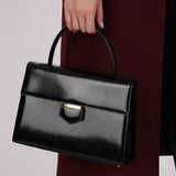 Saint Laurent Boxcalf Top Handle Kelly Bag