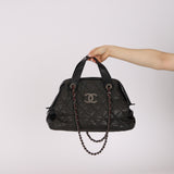Chanel 2011 Stone Grey In The Mix Bowling Bag