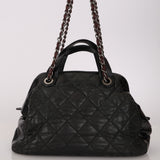Chanel 2011 Stone Grey In The Mix Bowling Bag