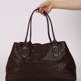Gucci Chocolate Guccissima Leather Large Princy Tote