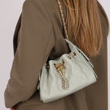 Limited Edition Chanel Mini 25 Light Sage Caviar 2026 AGHW