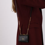 Saint Laurent Rider Kisslock Wallet on Strap