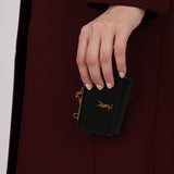 Saint Laurent Rider Kisslock Wallet on Strap