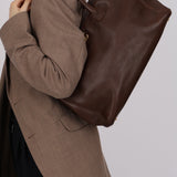 Chanel 2005 Chocolate Executive Cerf Medium Tote 24K GP
