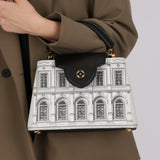 Ultra-Rare Louis Vuitton x Fornasetti Architettura Capucines BB Silk-Screen 2021 SHW