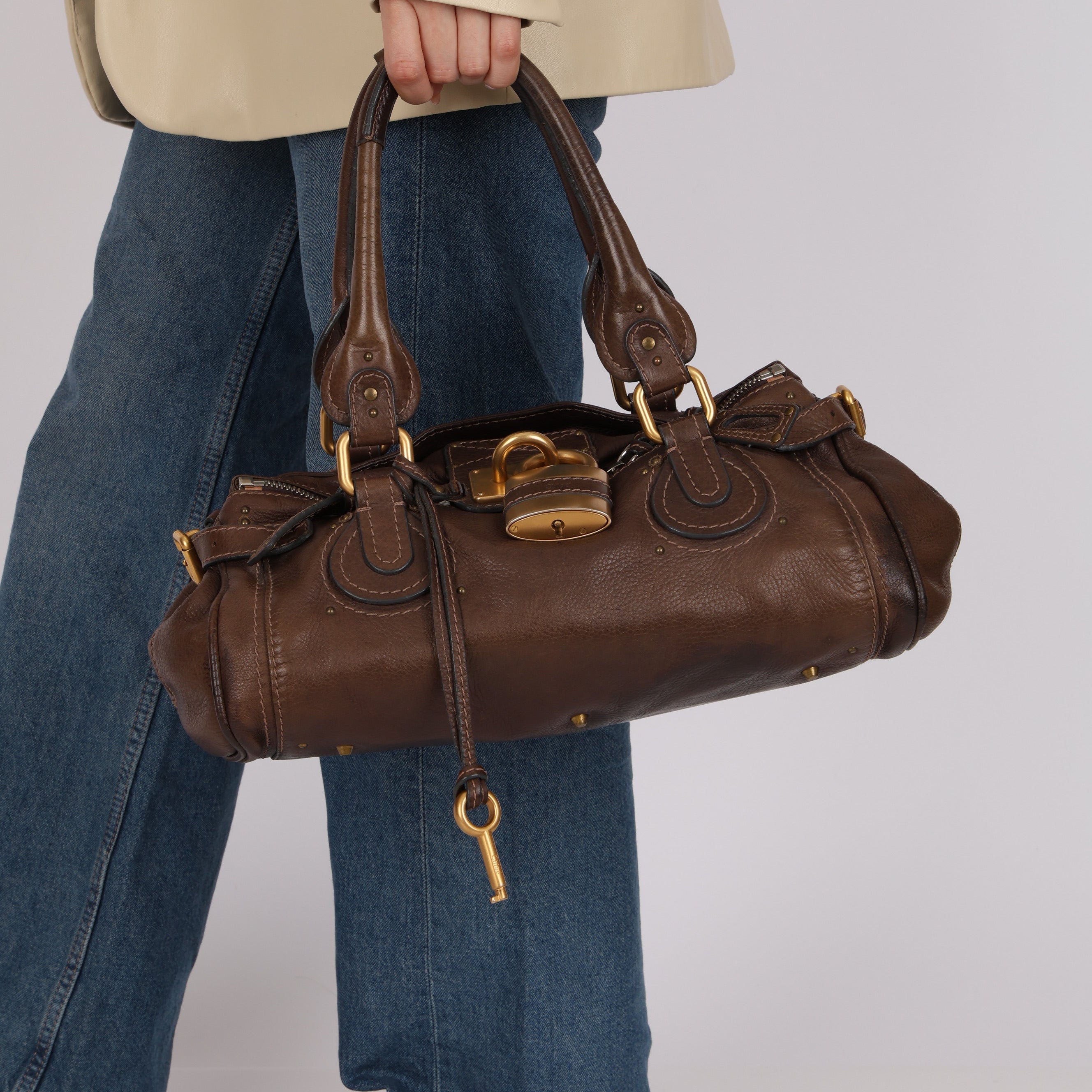 Chloe Chocolate Brown Medium Paddington Bag