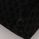 Gucci GG Monogram Suede Bamboo Hobo