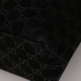 Gucci GG Monogram Suede Bamboo Hobo