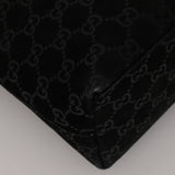 Gucci GG Monogram Suede Bamboo Hobo