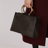 Celine Macadam Gancini Top Handle Bag