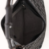 Gucci GG Monogram Suede Bamboo Hobo