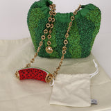 Limited Edition Loewe Watermelon Beaded Mini Squeeze