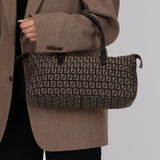Fendi Zucchino East-West Boston Bag