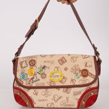 Limited Edition Loewe 160th Anniversary Pins and Bauble Canvas Baguette